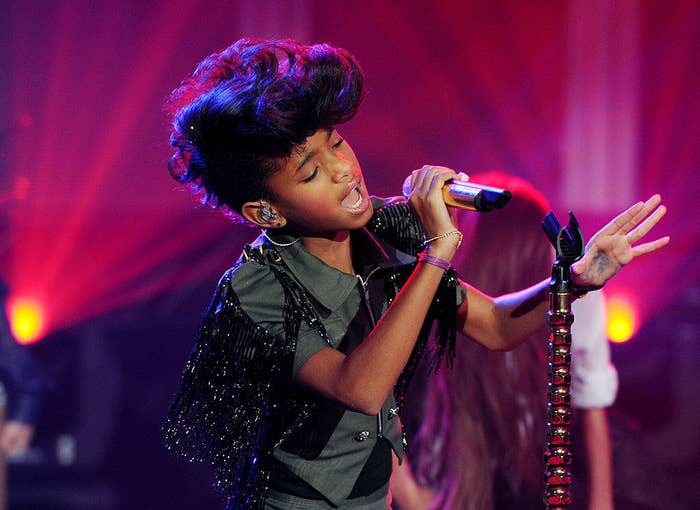 Willow Smith performs onstage during Dick Clark's New Year's Rockin' Eve With Ryan Seacrest