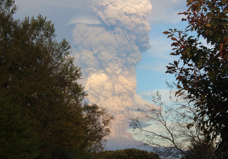 <span class="caption">Some geoengineers take their inspiration from supervolcanic eruptions, which can lower global temperatures.</span> <span class="attribution"><span class="source">patobarahona/Shutterstock.com</span></span>