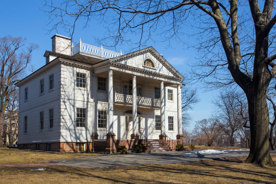 Morris-Jumel Mansion is known as one of the most haunted places in New York City. (Shutterstock/littlenySTOCK)