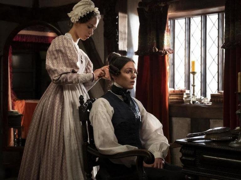 There is a moment near the start of Gentleman Jack (BBC1) that could make the heart sink. The year is 1832 and our eponymous heroine, real name Anne Lister (Suranne Jones), has just disembarked from a coach-and-four she has commandeered and driven with abandon into the middle of sleepy Halifax in Yorkshire. Her new French lady in waiting, Eugenie (Albane Courtois), throws up in the street. Anne turns her head to look straight down the camera, and says: “It must have been my driving.” Noooo, we think. “Fleabag in petticoats” is not necessarily a bad pitch, but do they have to be so blatant? The other similarities are hardly well disguised. Lister is a sharp, witty brunette with cheekbones that could cut steak; too brilliant for her family but far from at ease in the world. The series, a co-production between the BBC and HBO, has been created by Yorkshire’s own Sally Wainwright, who previously gave us Happy Valley and Last Tango in Halifax, with a team of female writers, producers and directors. Anne Lister was a real-life industrialist and landowner, and the programme is based on her diaries, which were written in code. Lister was gay at a time when women were expected to stay indoors, marry and breed, and certainly not run the family business or have affairs with other women. As the first episode begins, Anne’s family are awaiting her return to the family seat from a love affair gone wrong. Her situation seems to be understood, even if it is not explicitly discussed. Anne enters like a tornado, setting out to collect the rent on the family’s properties and generally grabbing bulls by horns. It’s the dawn of the railway era, coal is about to become the old oil, and the Listers are sitting on great heaps of the stuff. Anne’s manner winds people up the wrong way, not least her rather priggish sister, Marian (an excellent Gemma Whelan, released from her role as Yara Greyjoy in Game of Thrones). “It’s all well and good being different in York or Paris, but this is Halifax,” she says to Anne. “People talk, and it isn’t always very nice.”For all her confident bluster, Anne’s heart has been broken, but she wastes little time in finding a new target, her neighbour, the heiress Ann Walker (Sophie Rundle). The clash of old and new might have felt clunky but instead gives things a rollicking energy. If some of the other characters feel a little underdeveloped compared to Anne, that is mainly testament to Jones’s swashbuckling central turn. Her Anne seethes with indignation at being born with the “wrong desires” at the wrong time, but she is intelligent enough to know how she must behave to survive. Her single-mindedness can look blinkered, and her charisma can come across as obstinacy. My initial anxieties were misplaced. This is its own programme, a confident, smart period drama with fabulous sets and costumes, especially Anne’s top hats and black suits, and a large warm heart. Gentleman Jack airs Sundays at 9pm on BBC1