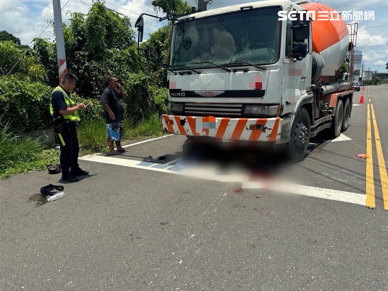 宋姓軍人出公差慘死輪下。（圖／翻攝畫面）