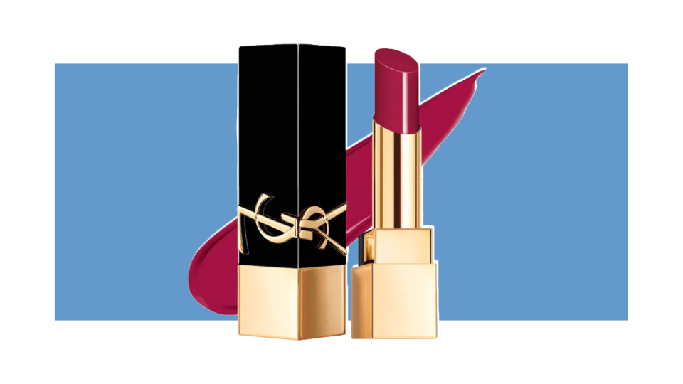 Add a pop of color to the lips with the Yves Saint Laurent Rouge Pur Couture The Bold High Pigment Lipstick.