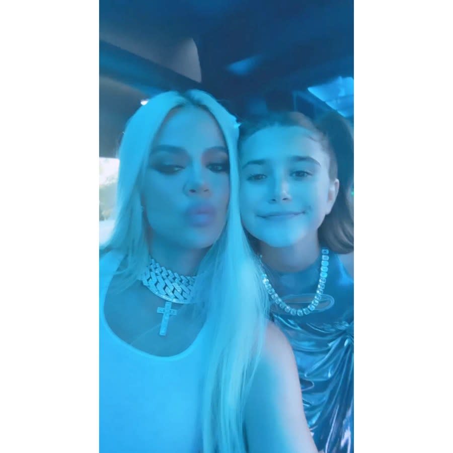 Kim and Khloe Kardashian Take Penelope to Beyonce B-Day Show