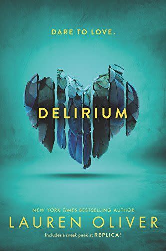 8) <i>Delirium</i>, by Lauren Oliver