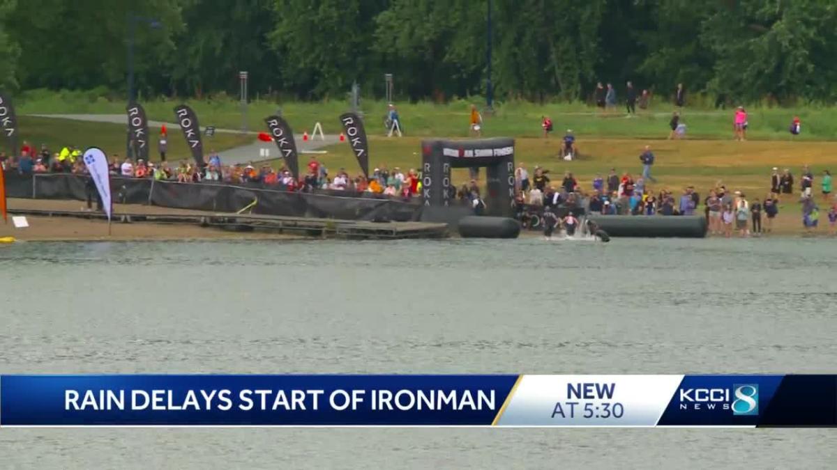 Thousands come to Des Moines for Ironman half marathon