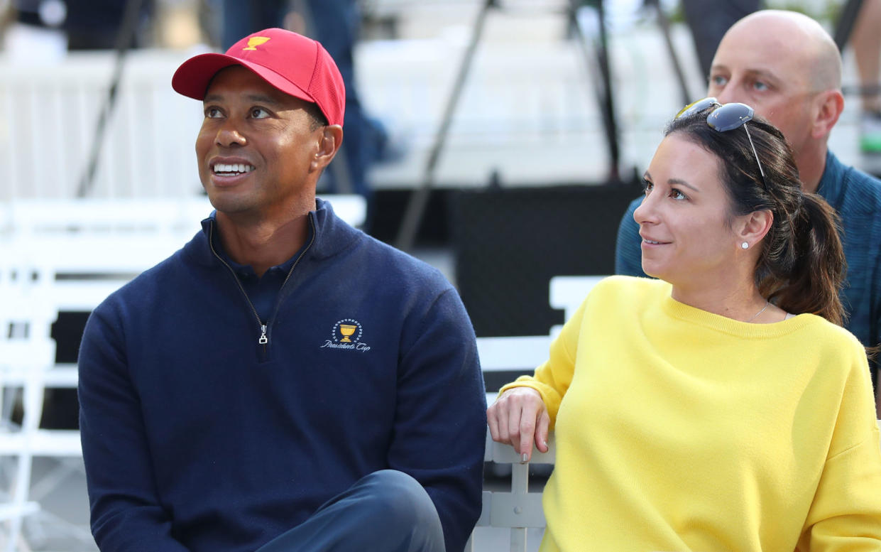 tiger woods and his longtime girlfriend erica herman