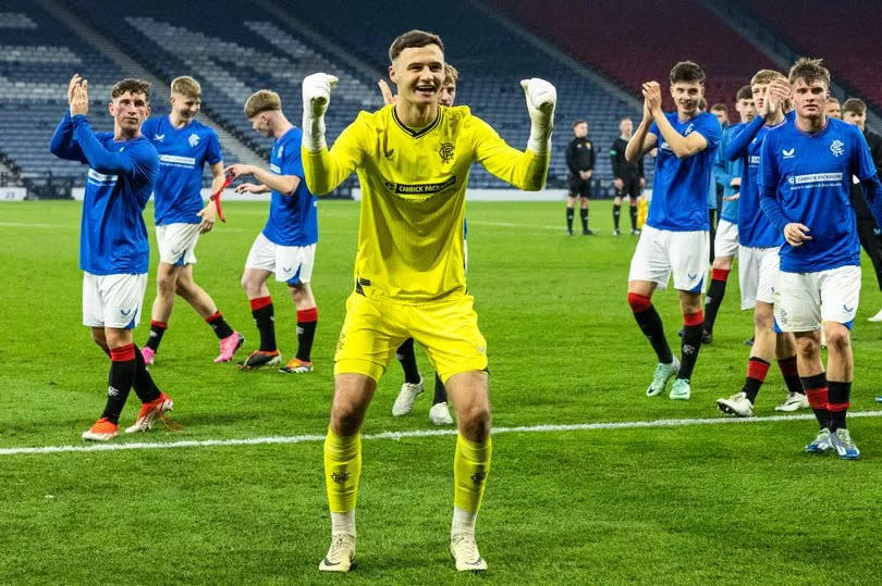 Rangers starlet Mason Munn