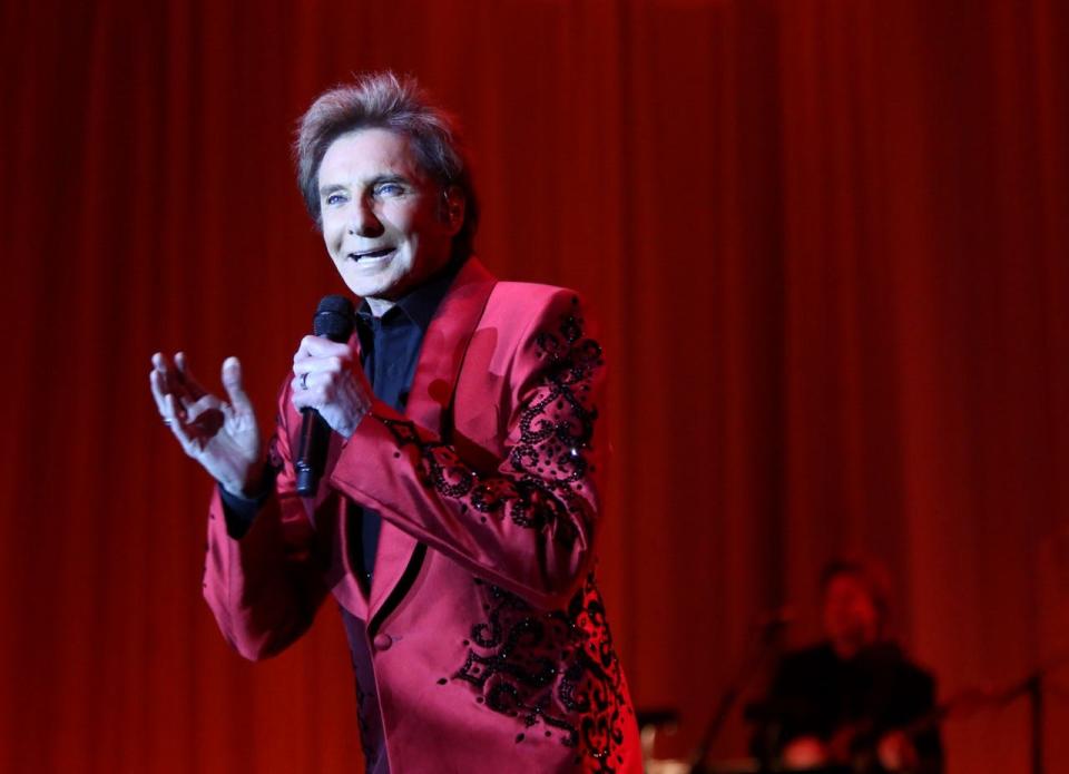 Pop singer and Palm Springs, Calif., resident Barry Manilow.