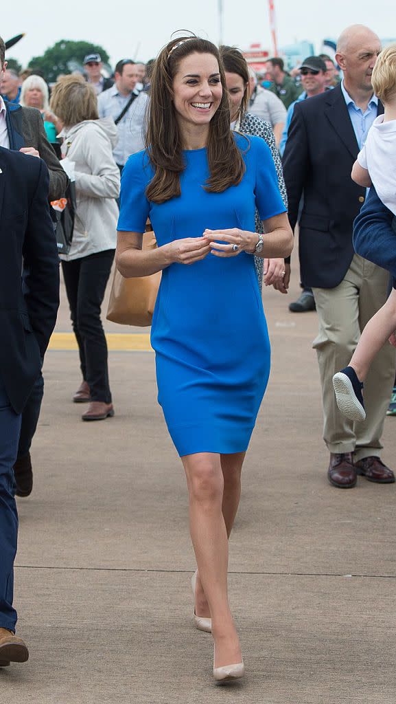 Dieses Kleid von Designerin Stella McCartney trug die Herzogin von Cambridge schon mehrmals (Bild: Getty Images)