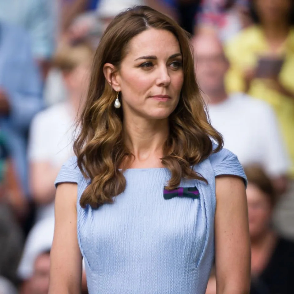 kate middleton at wimbledon in 2019