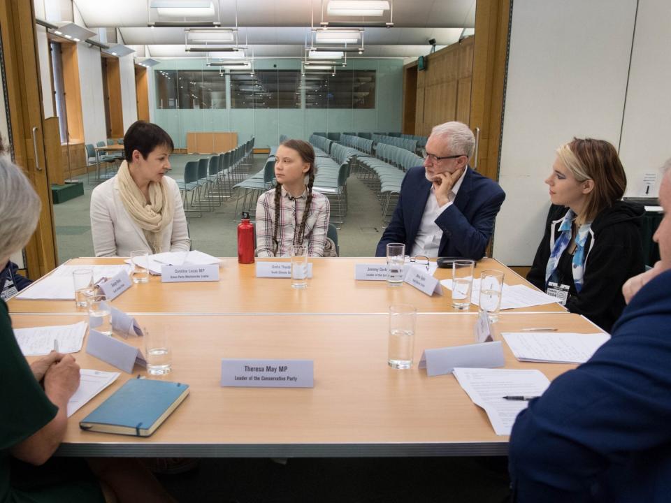 Theresa May fails to attend meeting with teenage climate activist Greta Thunberg