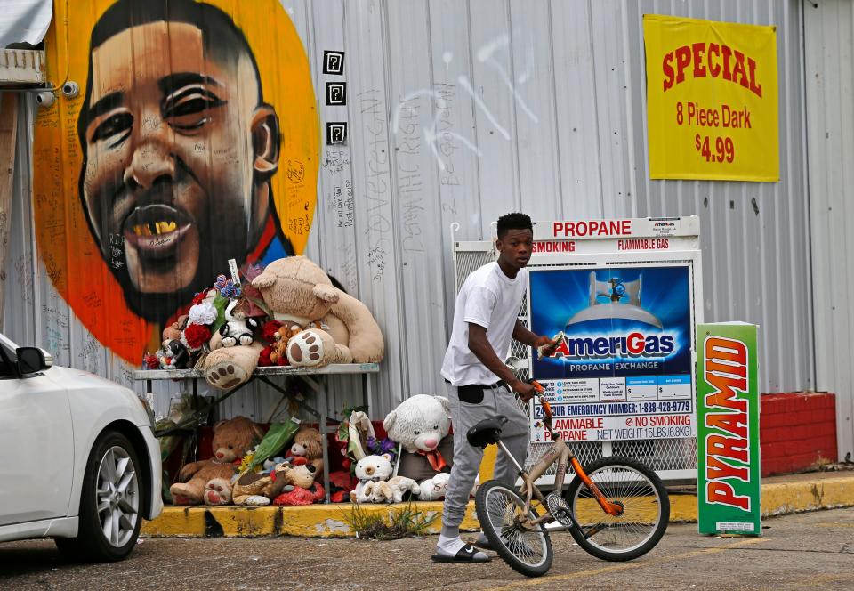 Police shot and killed Alton Sterling outside the Triple S Food Mart in Baton Rouge.