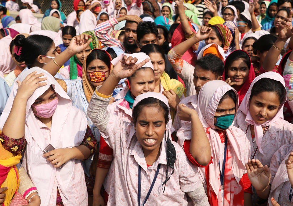 13 fotos que muestran la lucha de los trabajadores textiles de Bangladés por sus derechos