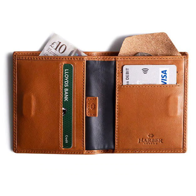 Harber London Leather Bifold Wallet