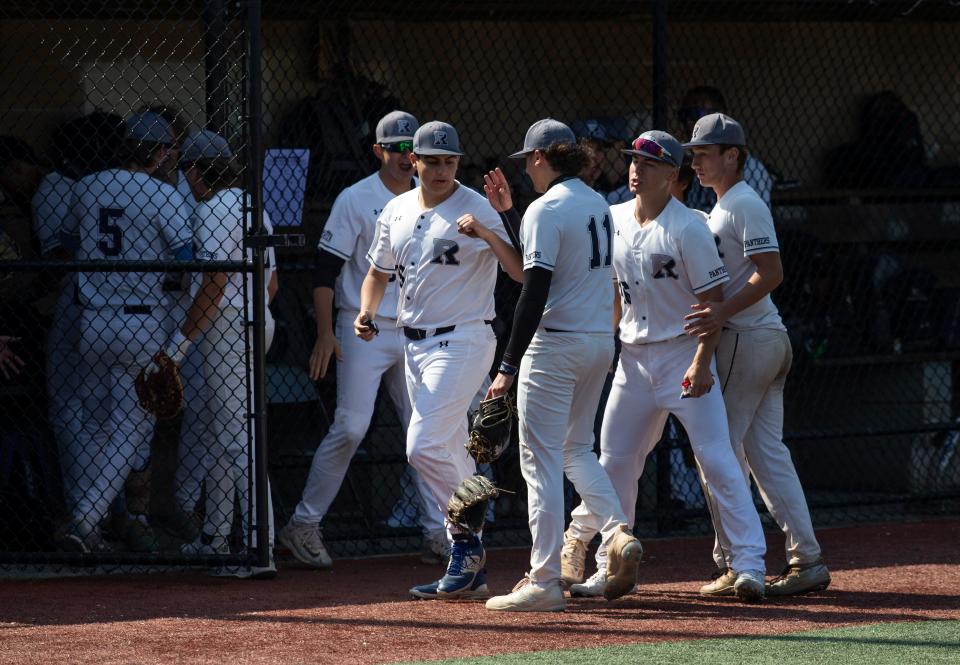 Shore Conference Baseball Tournament semifinals featuring Rumson-Fair Haven vs. Ranney.  Red Bank, NJThursday May 18, 2023