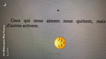 <p>Miss Univers est-elle déjà séparée de son amoureux Matthieu ? La phrase qu’elle a posté sur son Snapchat ce week-end laisse planer le doute…</p>