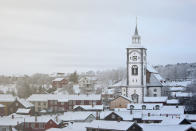 Røros (Noruega): com temperatura que já chegou a -50ºC e população de cerca de 5 mil almas, dá pra entender por que a Noruega produz tanta banda de black metal (femundlopet/Flickr)