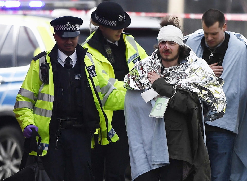 Attack outside the Houses of Parliament in the UK