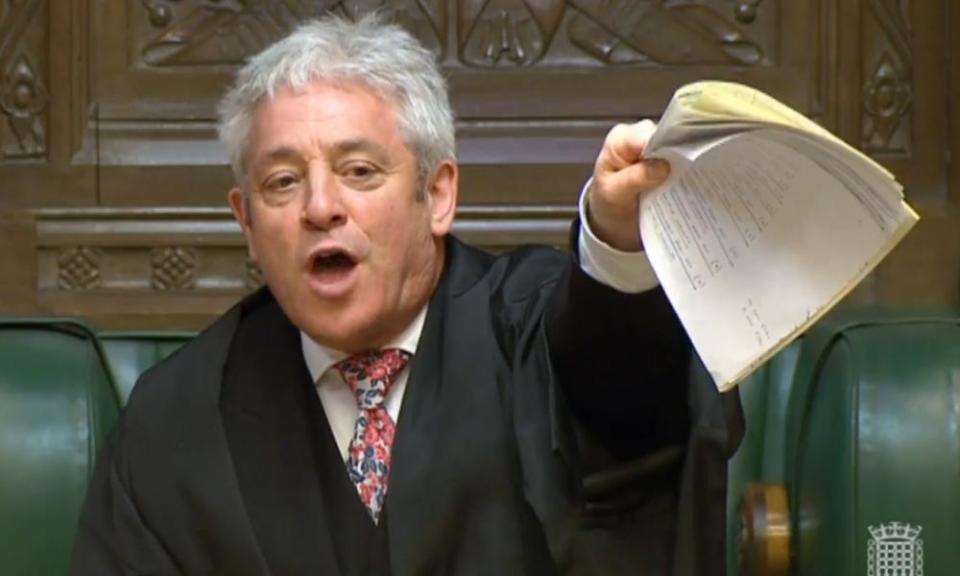 The Commons Speaker, John Bercow