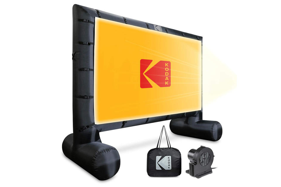 a Kodak inflatable projector screen