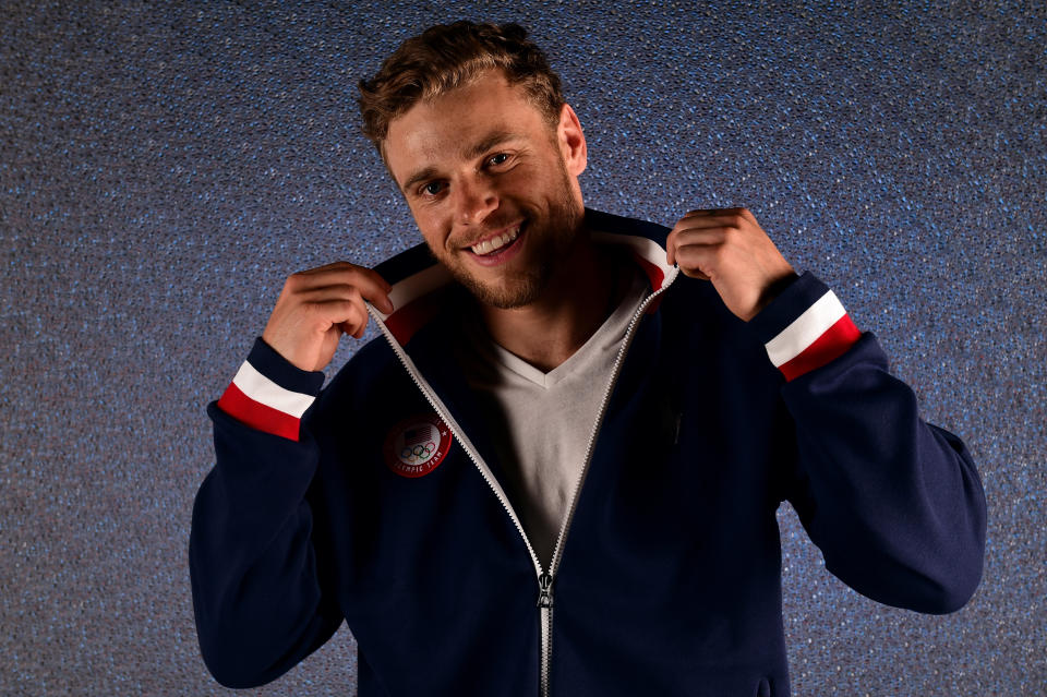 Gus Kenworthy woke up to a supportive Britney Spears tweet on the day he could win gold in slopestyle. (Getty)
