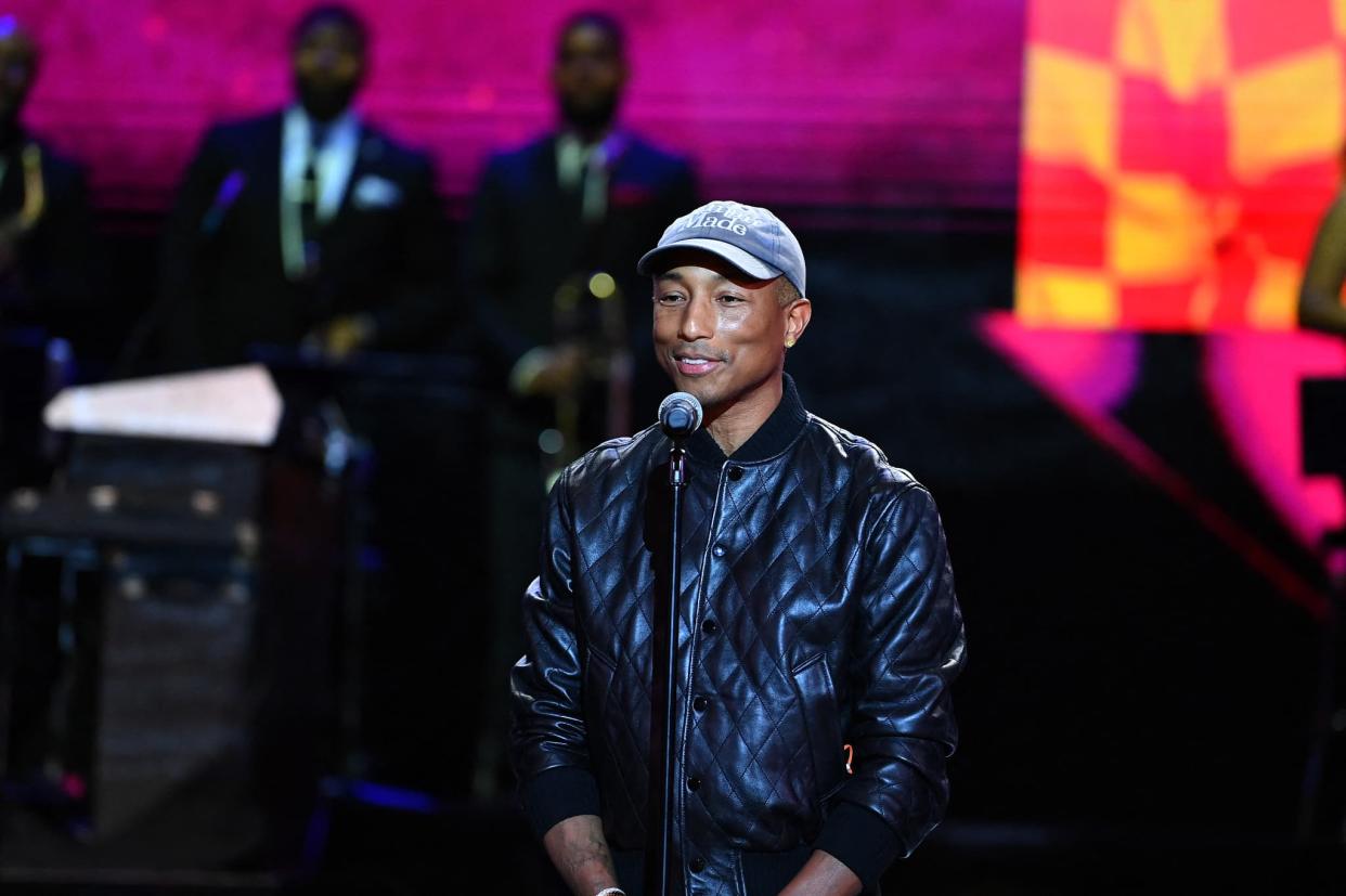 Pharrell Williams en concert à Atalnta, le 2 décembre 2022. - Paras Griffin - Getty Images North America - AFP