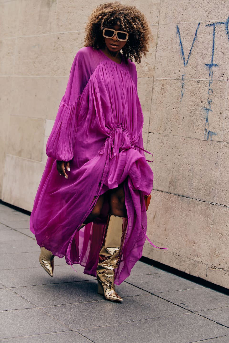 Doja, Naomi, Janet, Oh My! The Final Day of Paris Fashion Week Street Style