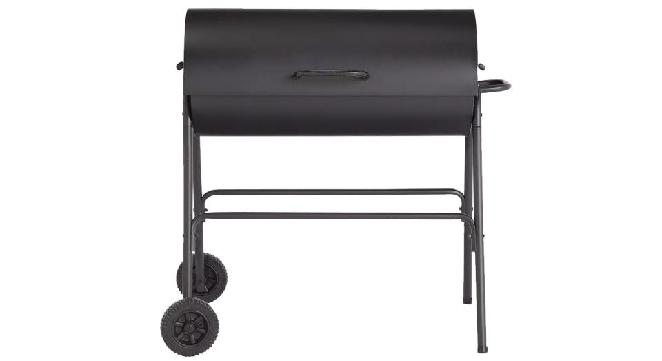 Home Charcoal Oil Drum BBQ Cover & Utensils