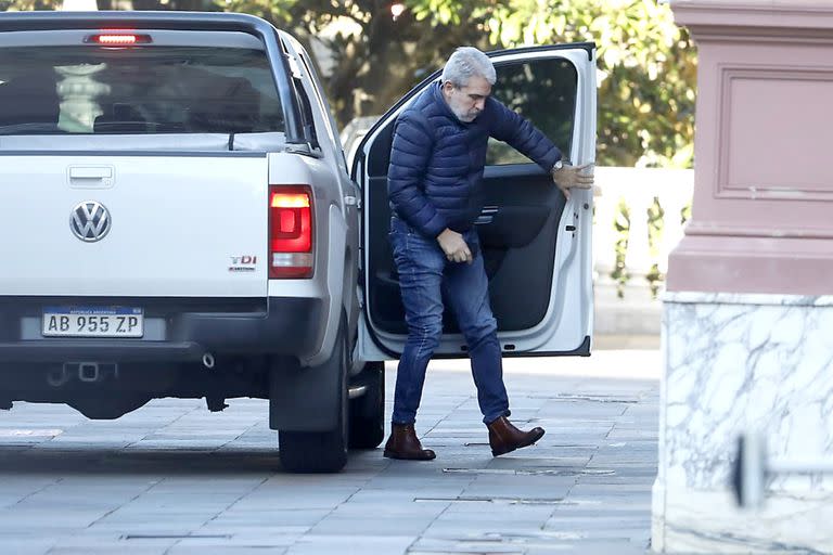 Aníbal Fernández, el miércoles en la Casa Rosada