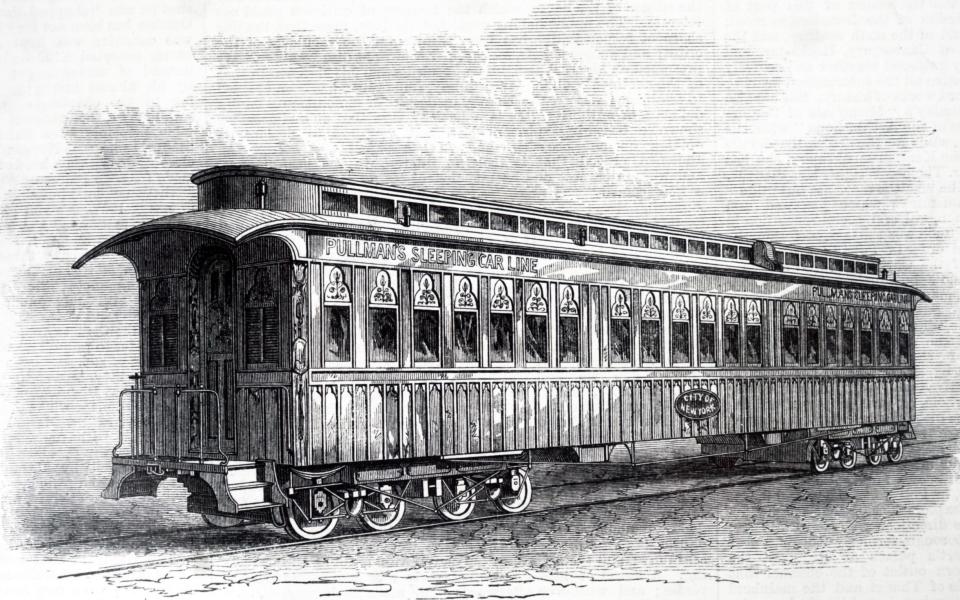 A 19th century Pullman sleeping car