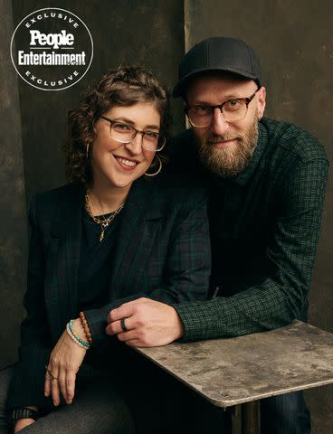 <p>Robby Klein/Contour by Getty</p> Mayim Bialik and Jonathan Cohen of 'Mayim Bialik's Breakdown'