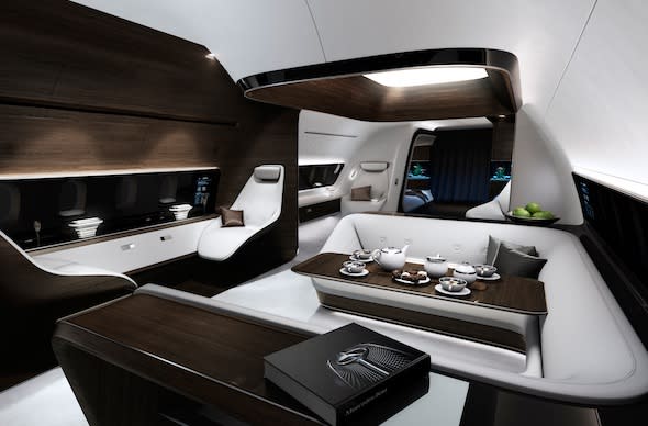 Mercedes-Benz plane interior