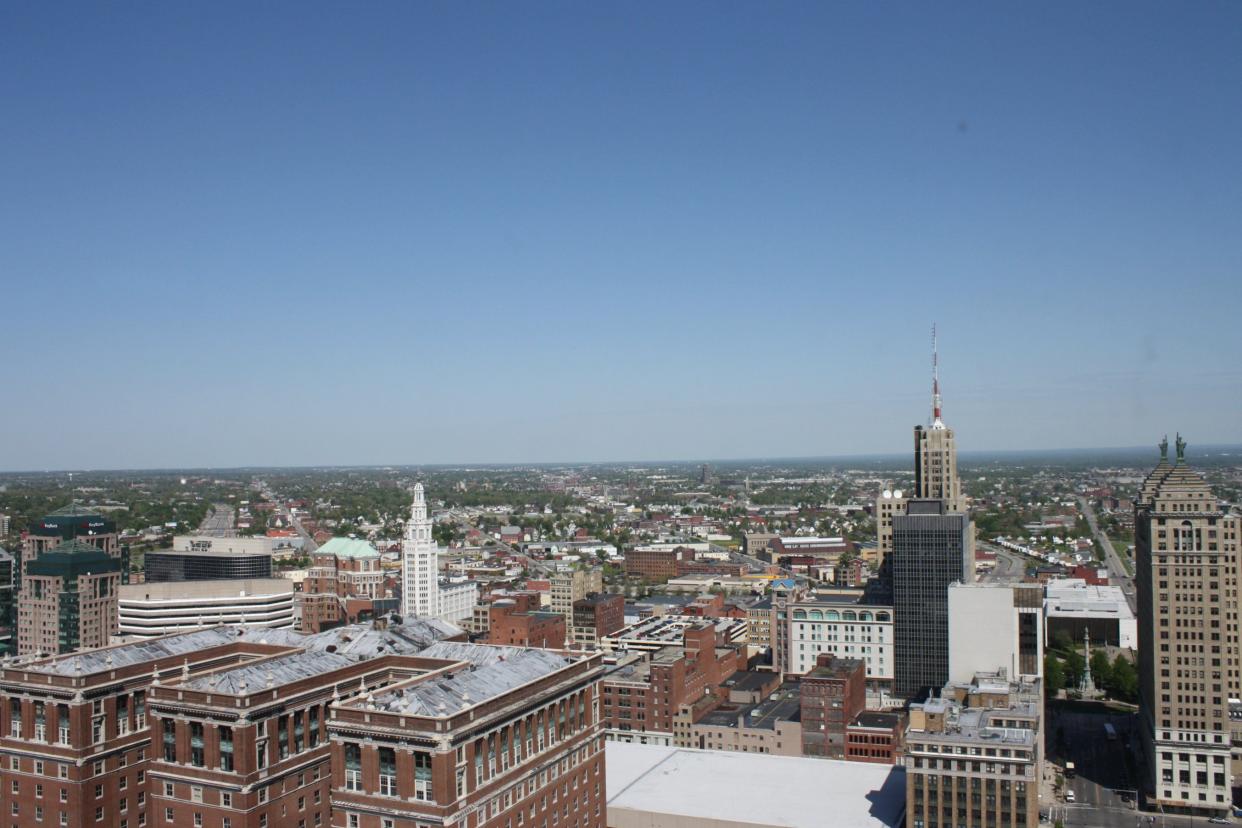 View of Buffalo and Western New York looking east(ish) from atop Buffalo City Hall.
