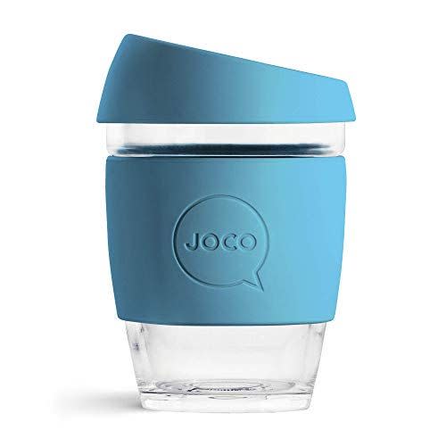 8) Glass Reusable Coffee Cup