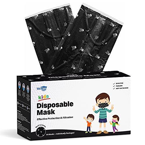 5) WeCare Disposable Face Masks for Kids