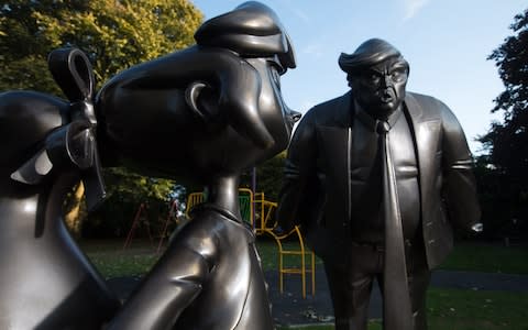 The statues in Great Missenden, Buckinghamshire - Credit: PA