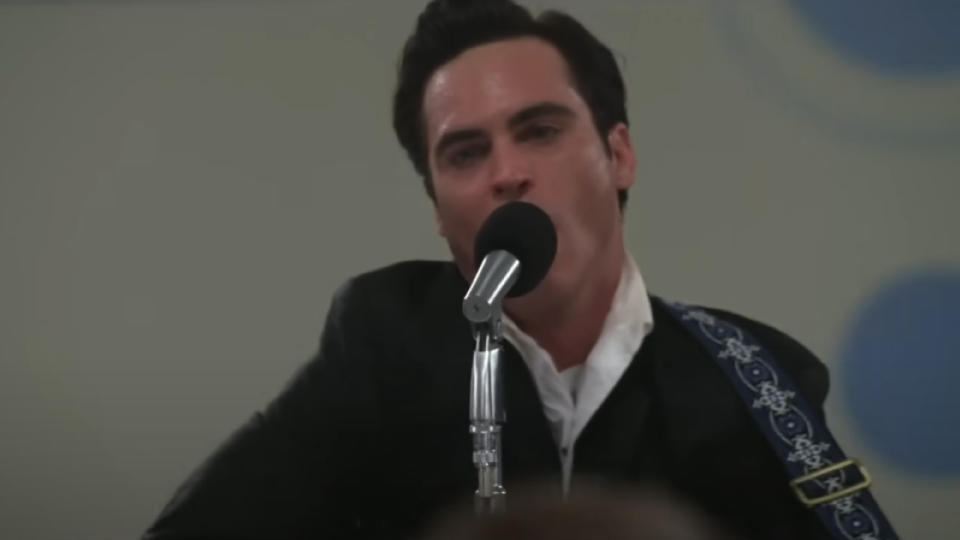 <p> Joaquin Phoenix's portrayal of Johnny Cash in James Mangold’s 2005 biographical drama, <em>Walk the Line</em>, was more than deserving of the top acting prize at the Academy Awards. What’s interesting is the fact that Phoenix was beat by his future <em>The Master</em> co-star, the late Philip Seymour Hoffman, who won for his take on Truman Capote in Bennett Miller’s <em>Capote</em>. </p>