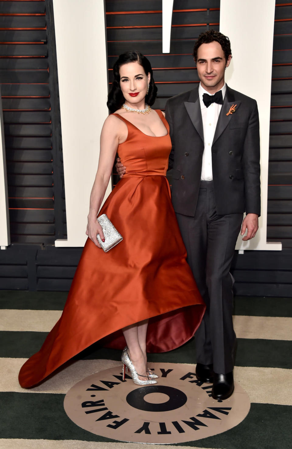 Dita Von Teese and Zac Posen