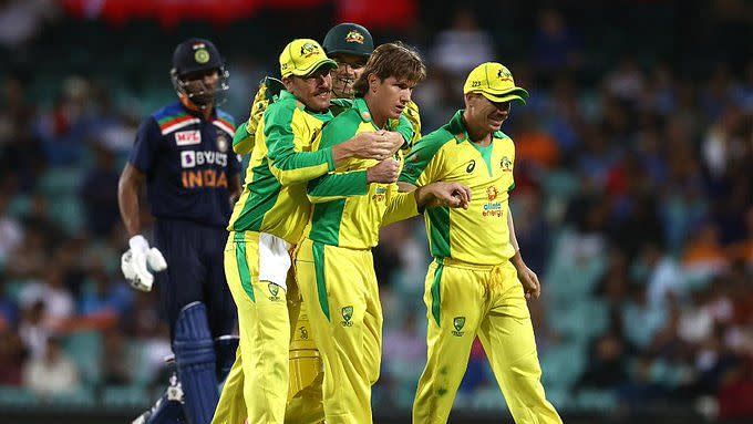 Adam Zampa finished with four wickets as Australia beat India in Sydney. 