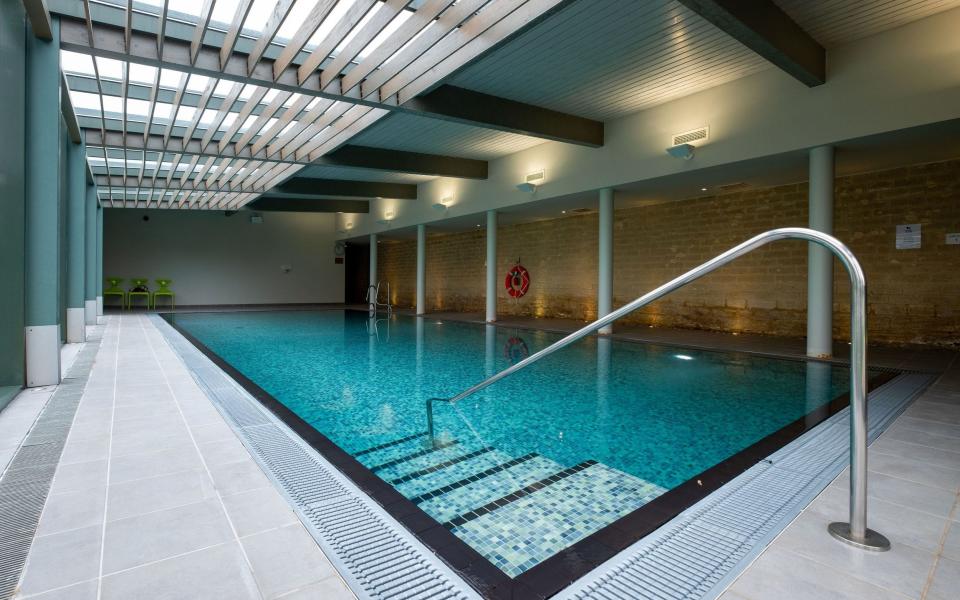 Indoor pool at Woolley Grange - Luxury Family Hotels