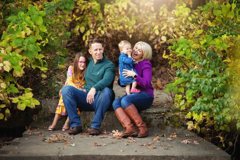 Stacey Skrysak with her husband, Ryan, and their daughters, Peyton, 8, and Piper, 2. (Photo: Stacey Skrysak)