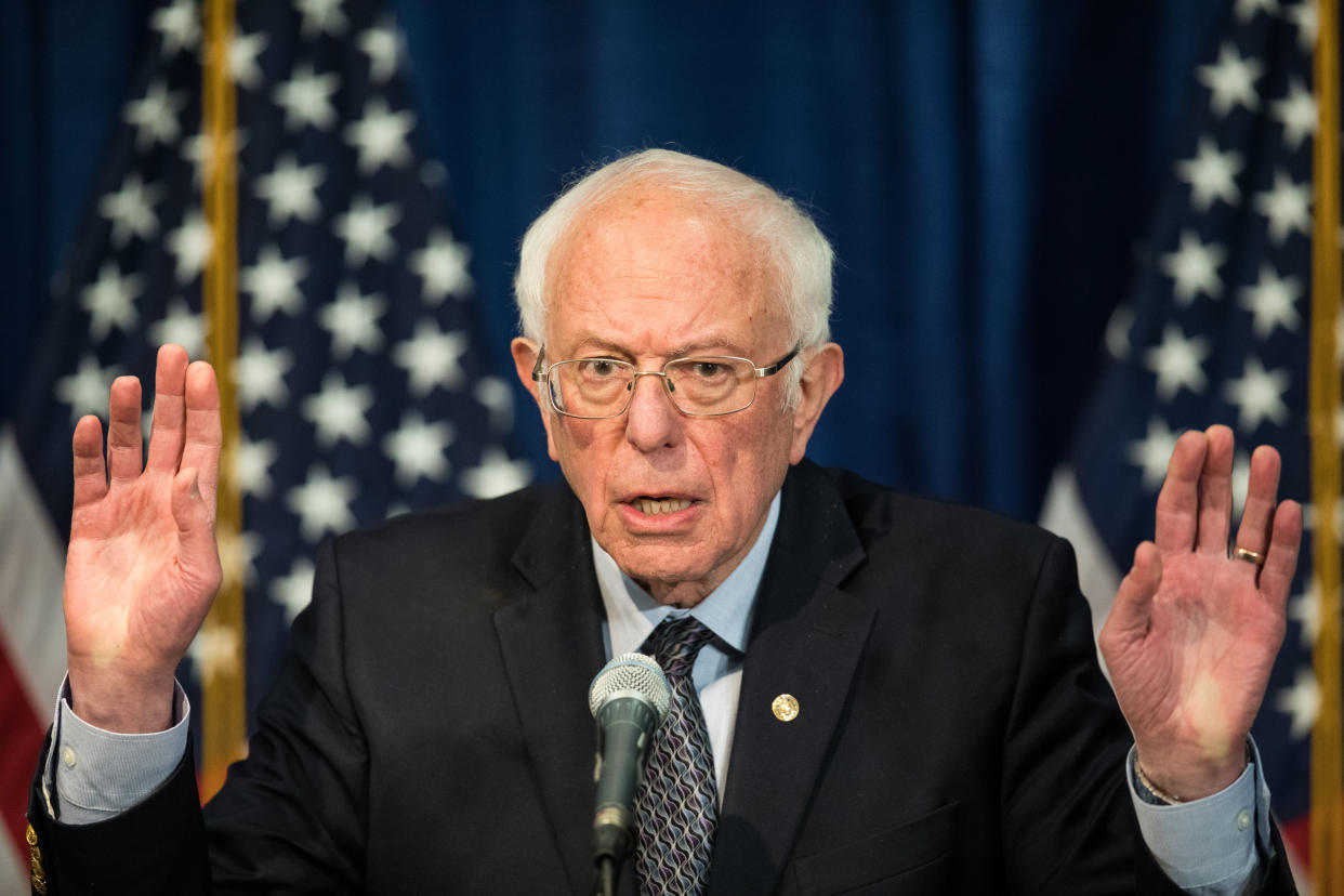 Bernie Sanders geht schon wieder unfreiwillig viral (Symbolbild: Scott Eisen/Getty Images)