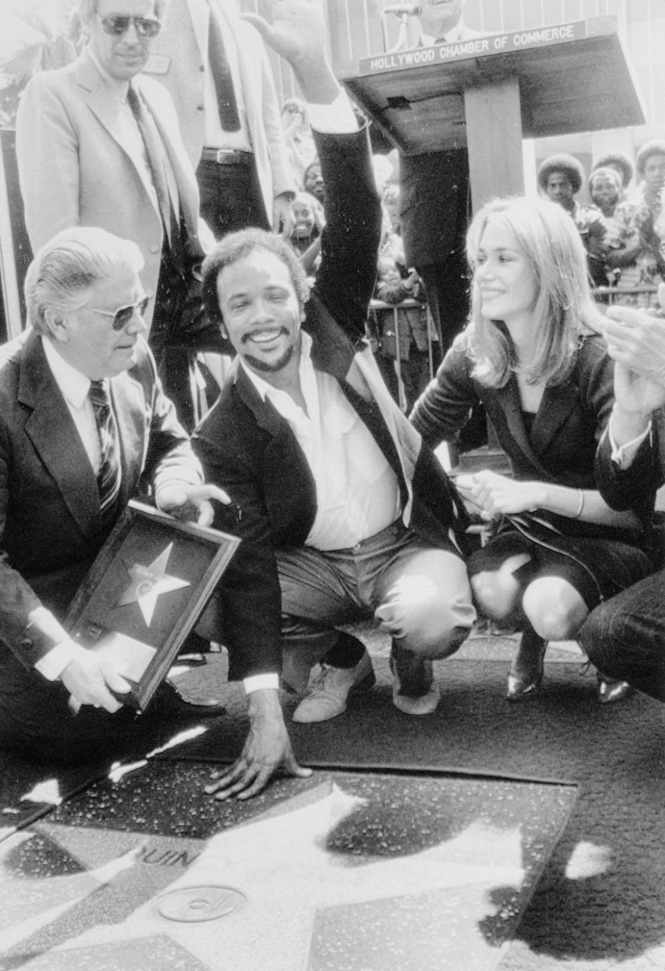 1980: Pioneer for black musicians Quincy Jones "thrills" to be on Walk of Fame