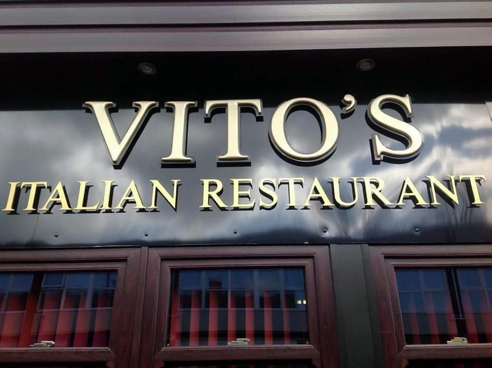The family ate at Vito’s Italian restaurant in Sheffield on Saturday night. (SWNS)