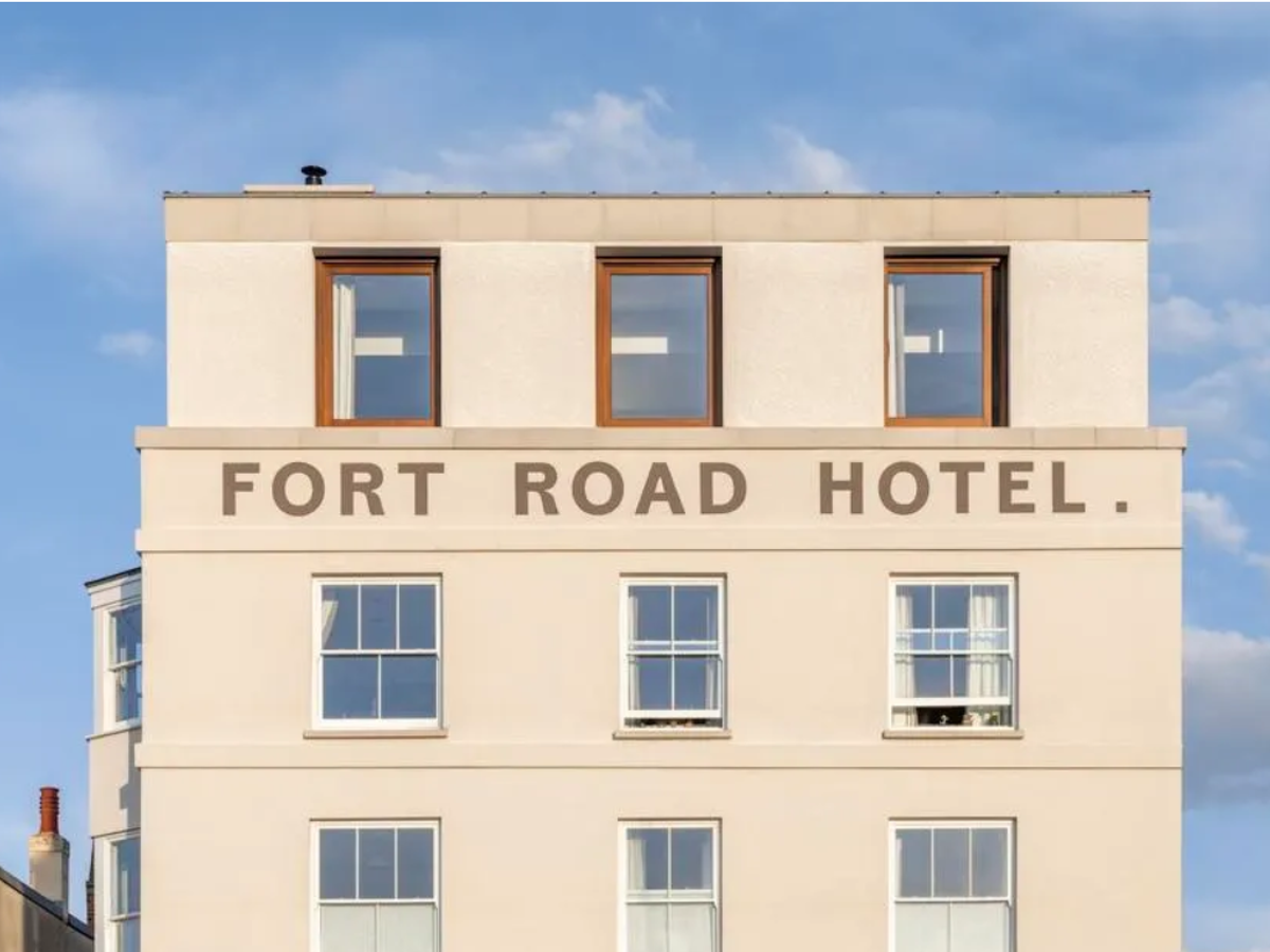 Inside the Fort Road Hotel, you’ll find rooms have mid-century-meets-Edwardian styling (Booking.com)