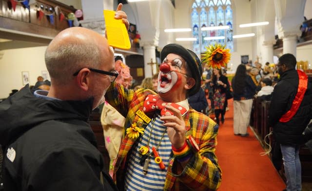 Annual Grimaldi Clown Service