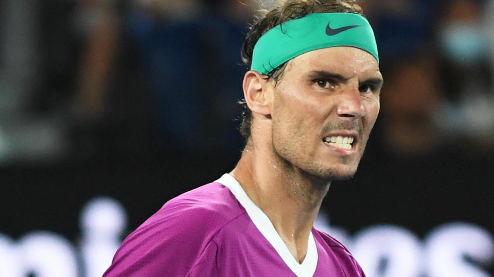 Rafael Nadal feared a foot injury in 2021 could have ended his career.