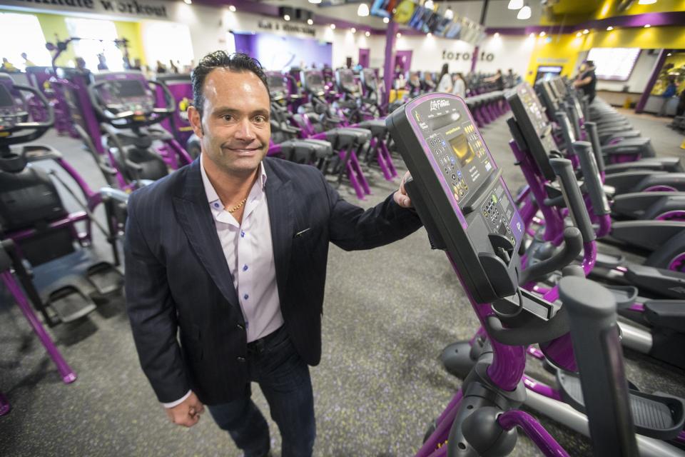 TORONTO, ON -  JANUARY 7: Chris Rondeau, CEO of Planet Fitness, a low cost gym chain that opened its first Canadian branch in Toronto. The franchise is growing quickly thanks to low prices and its 