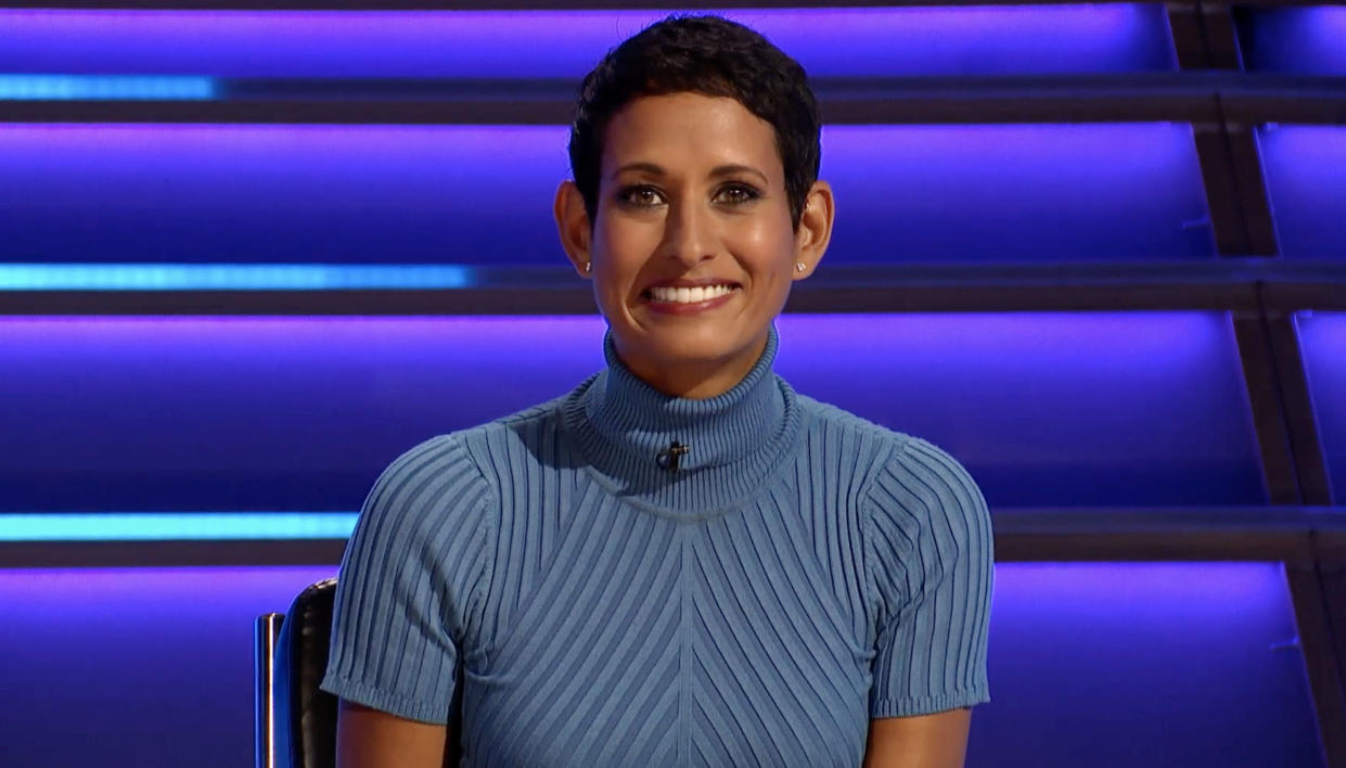 Naga Munchetty appearing on A Question Of Sport. (BBC)