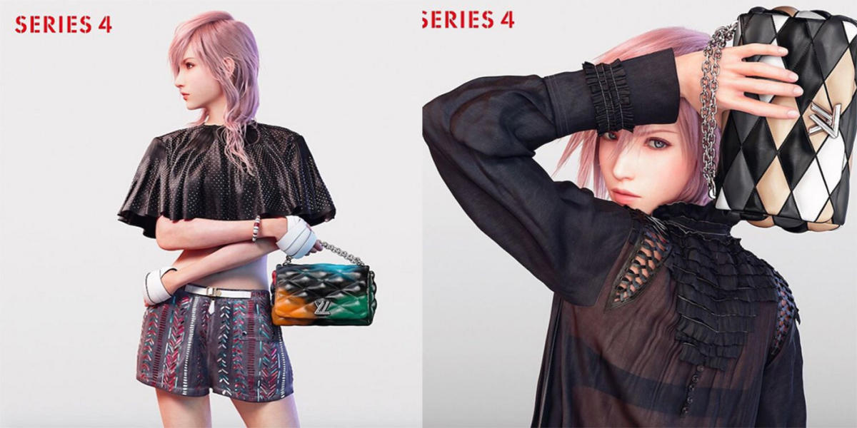 Louis Vuitton's 2016 collection, as modeled by 'Final Fantasy